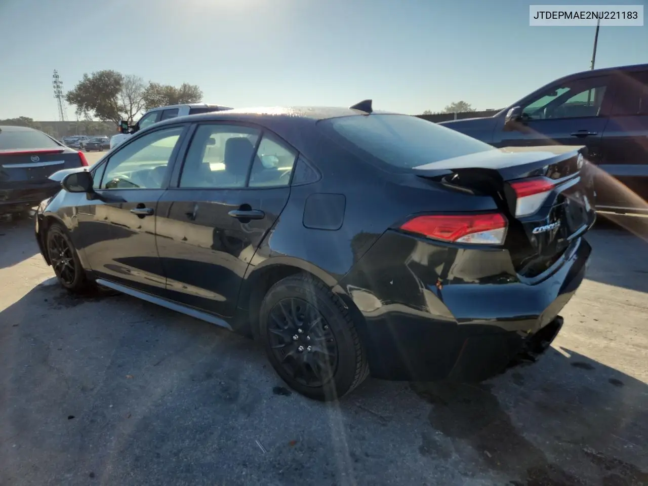 JTDEPMAE2NJ221183 2022 Toyota Corolla Le