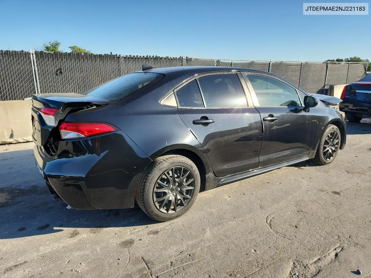 JTDEPMAE2NJ221183 2022 Toyota Corolla Le