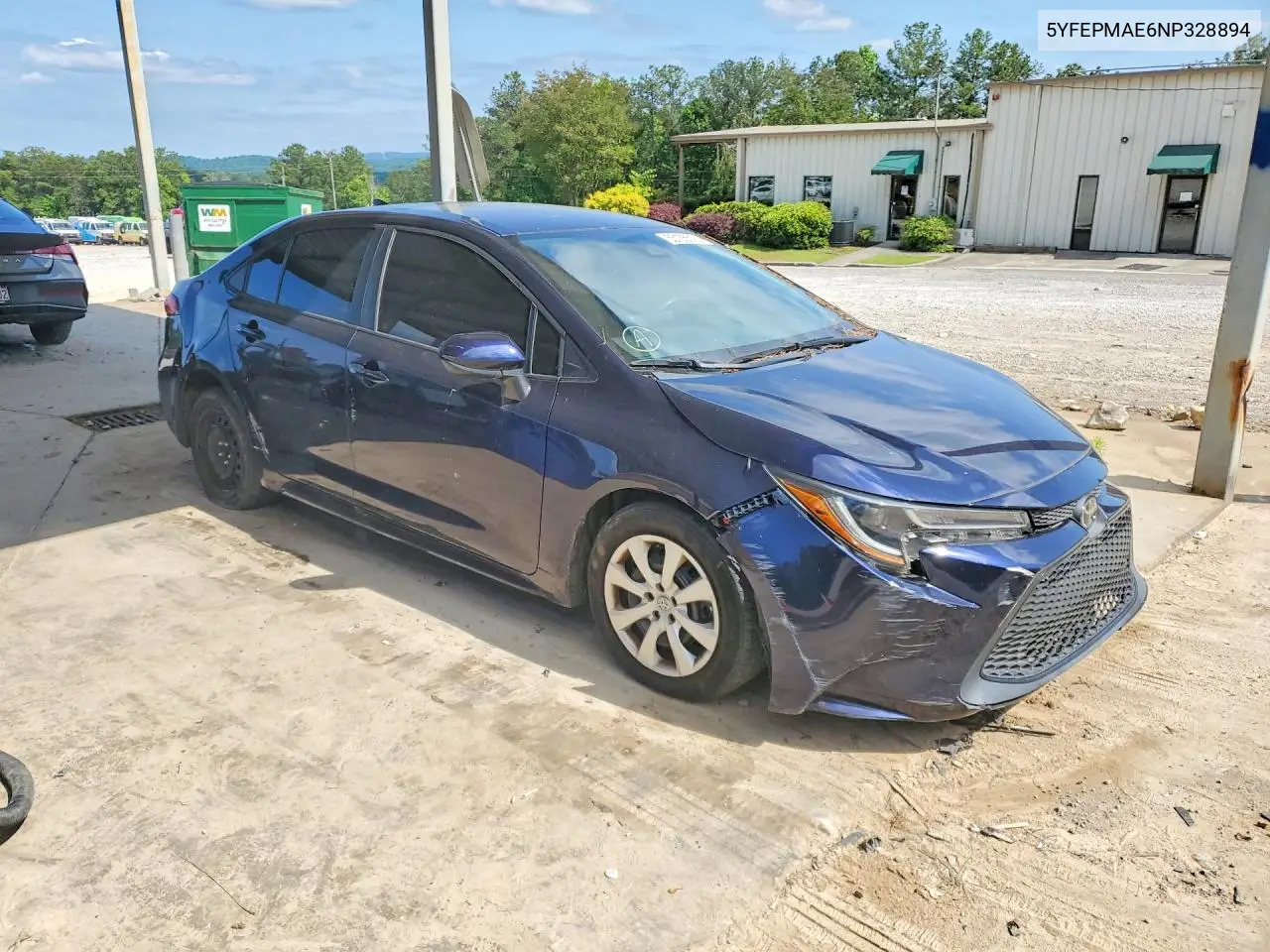 5YFEPMAE6NP328894 2022 Toyota Corolla Le