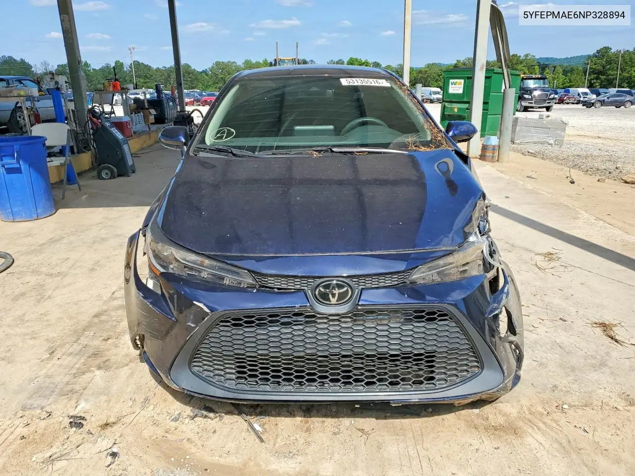 5YFEPMAE6NP328894 2022 Toyota Corolla Le