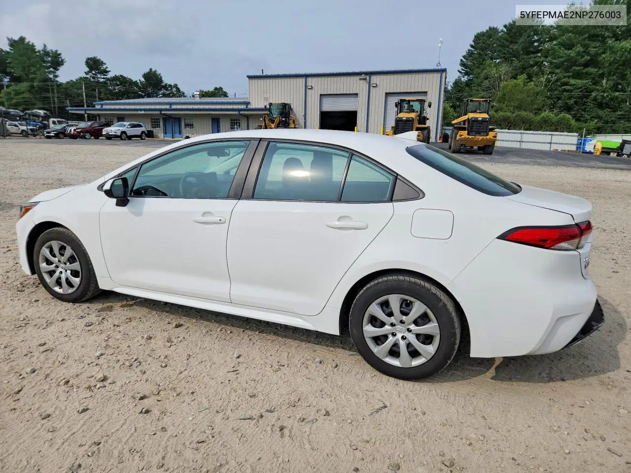 2022 Toyota Corolla Le VIN: 5YFEPMAE2NP276003 Lot: 61122546