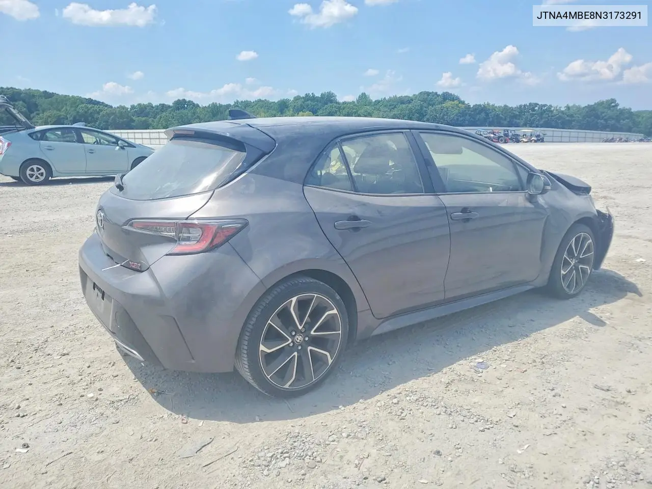 2022 Toyota Corolla Xse VIN: JTNA4MBE8N3173291 Lot: 61230206