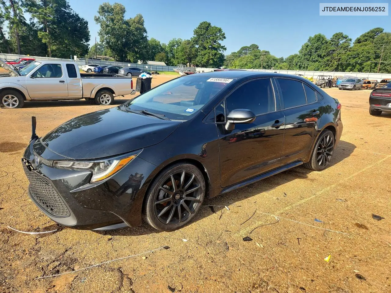 2022 Toyota Corolla Le VIN: JTDEAMDE6NJ056252 Lot: 61880286