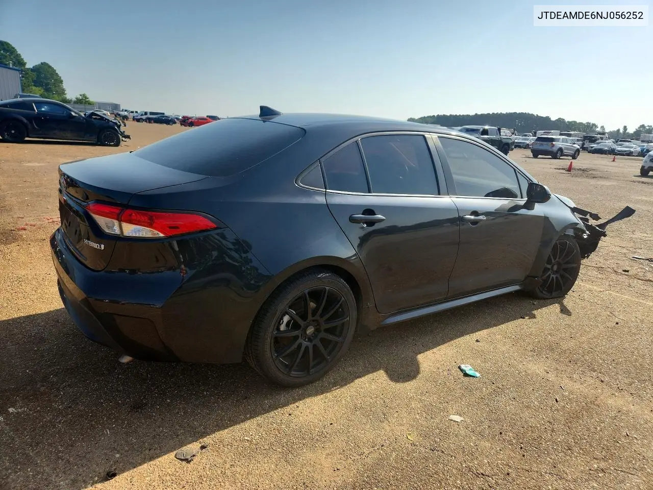 2022 Toyota Corolla Le VIN: JTDEAMDE6NJ056252 Lot: 61880286