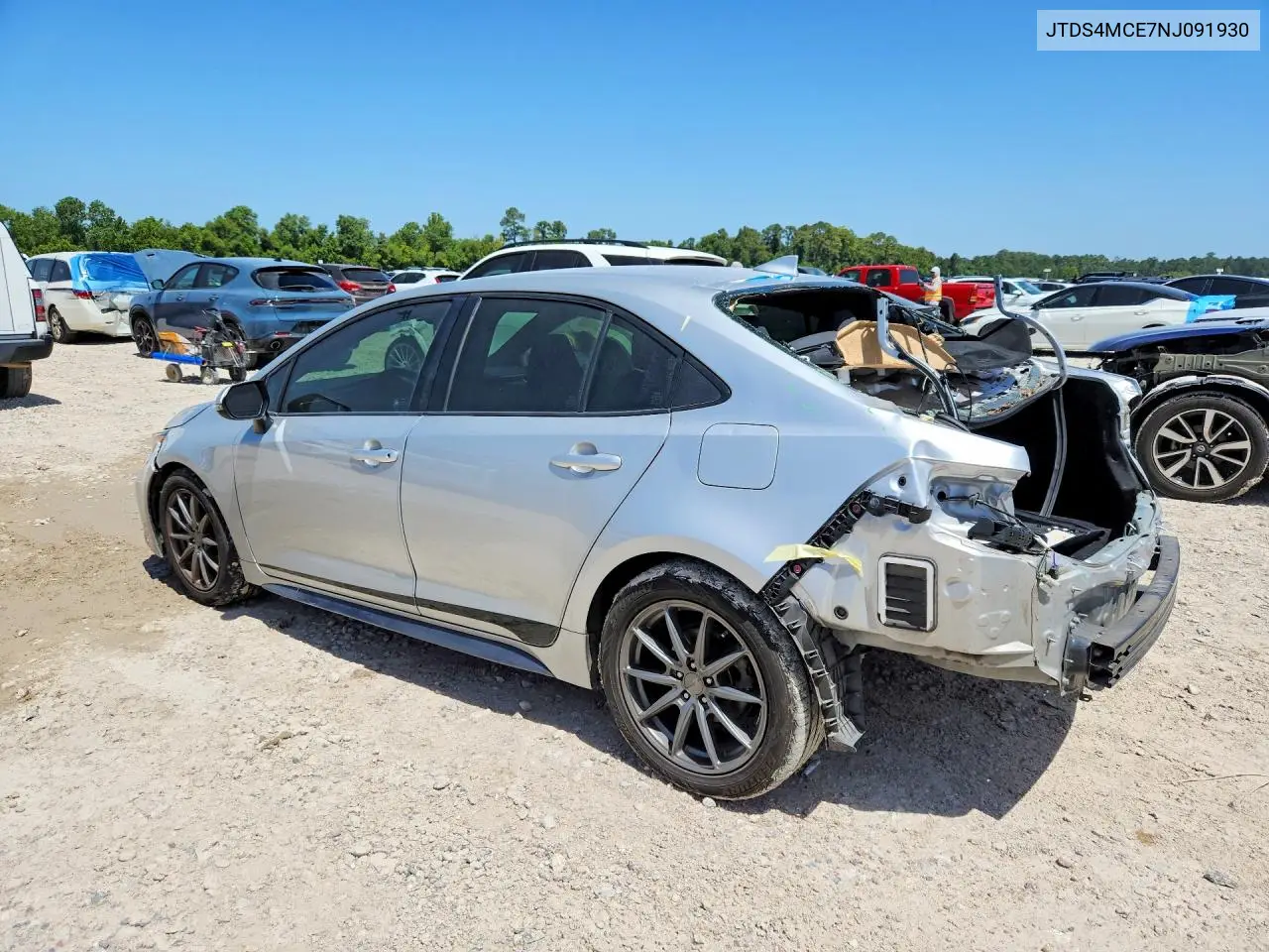 2022 Toyota Corolla Se VIN: JTDS4MCE7NJ091930 Lot: 61973266