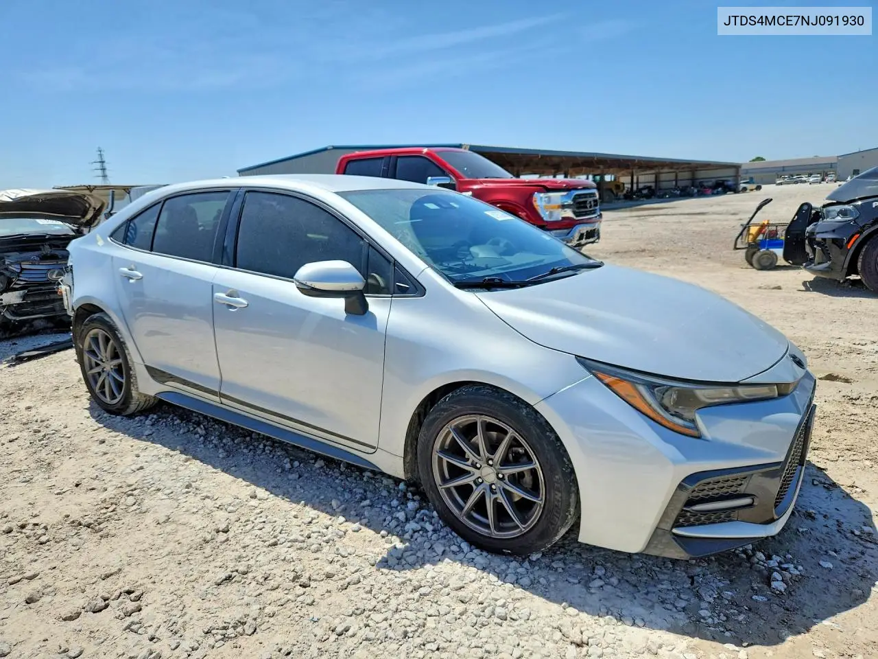 2022 Toyota Corolla Se VIN: JTDS4MCE7NJ091930 Lot: 61973266