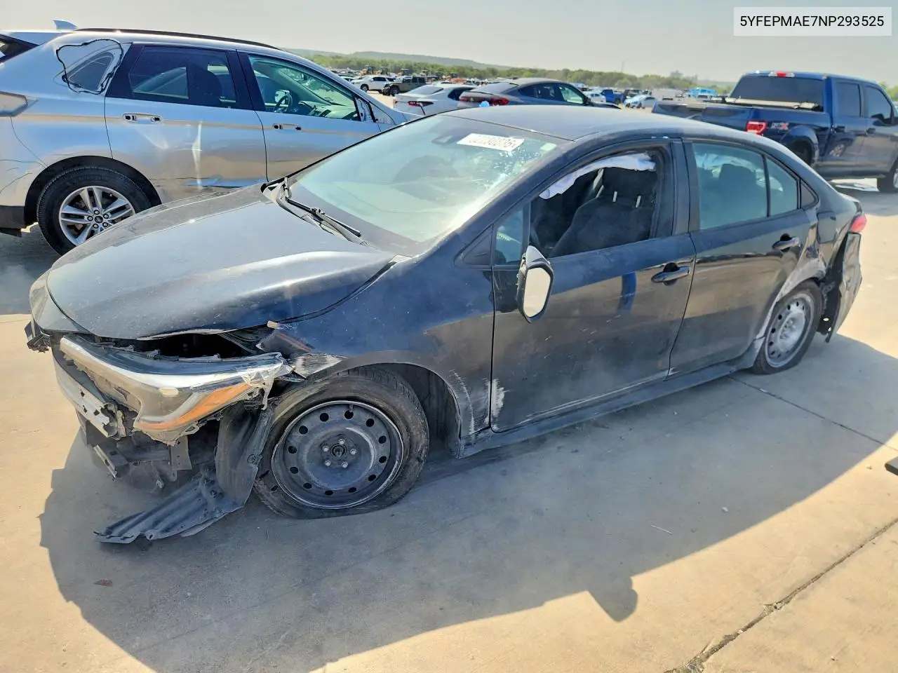 2022 Toyota Corolla Le VIN: 5YFEPMAE7NP293525 Lot: 62230836