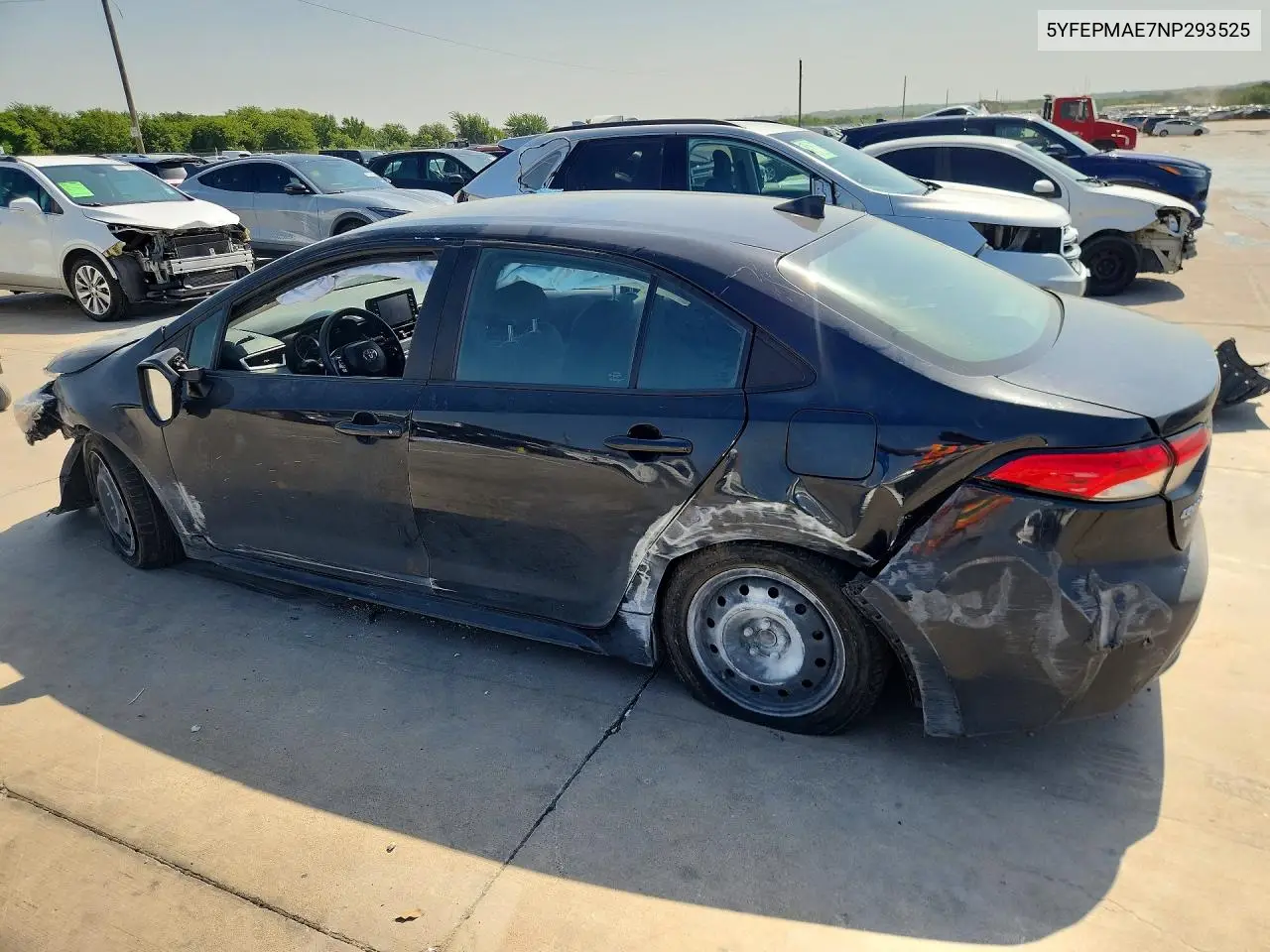 2022 Toyota Corolla Le VIN: 5YFEPMAE7NP293525 Lot: 62230836