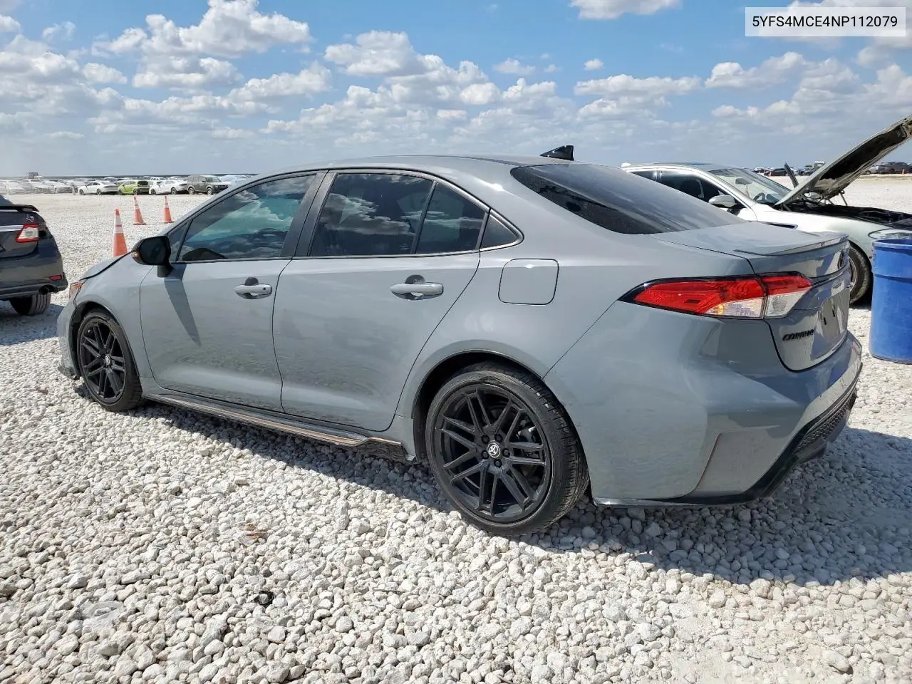 5YFS4MCE4NP112079 2022 Toyota Corolla Se