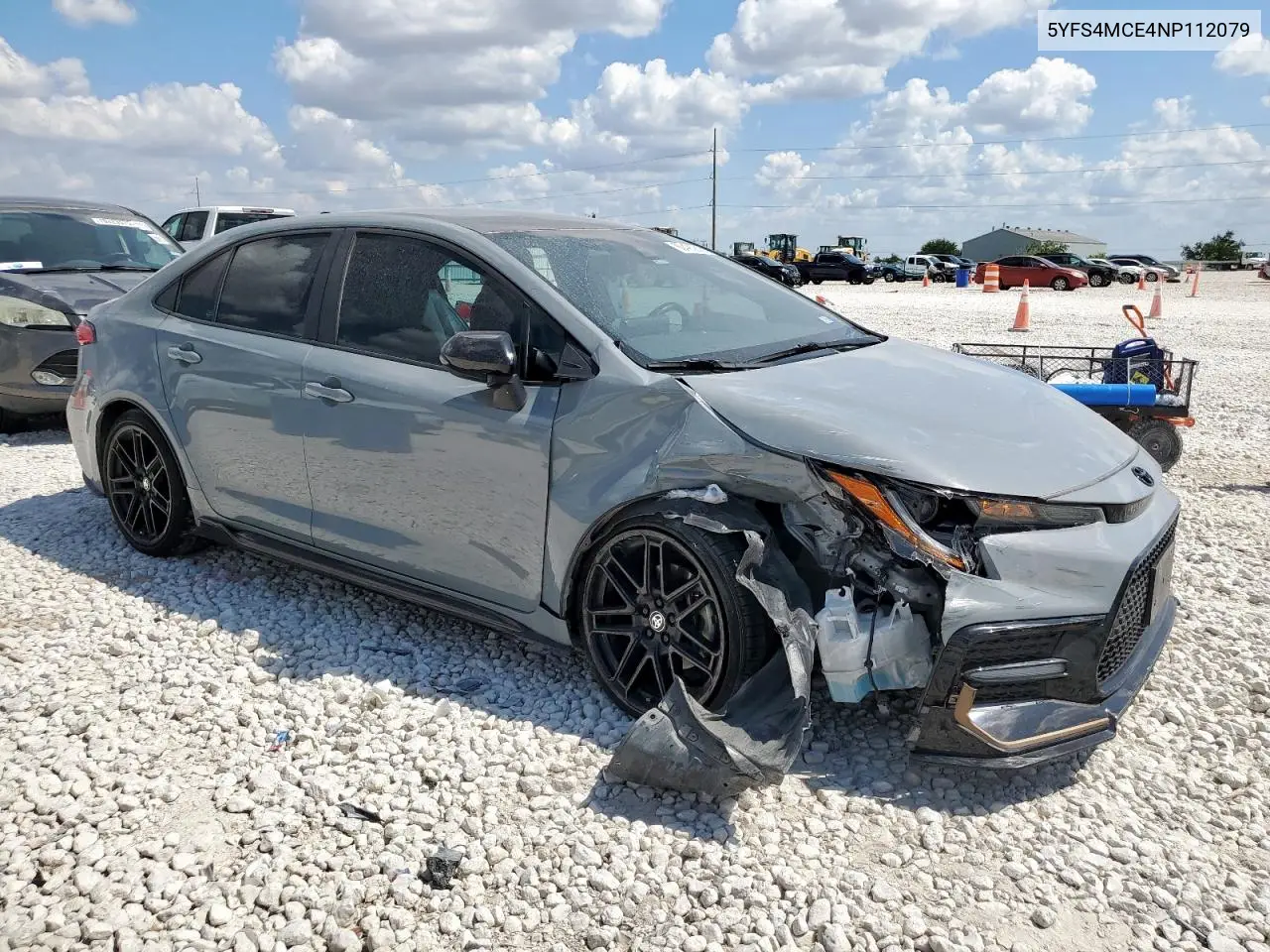 5YFS4MCE4NP112079 2022 Toyota Corolla Se