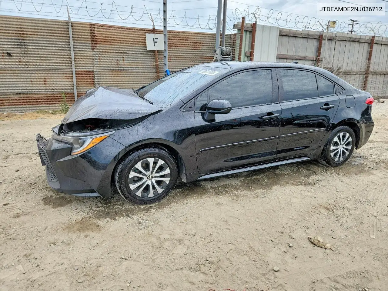 2022 Toyota Corolla Le VIN: JTDEAMDE2NJ036712 Lot: 85972005