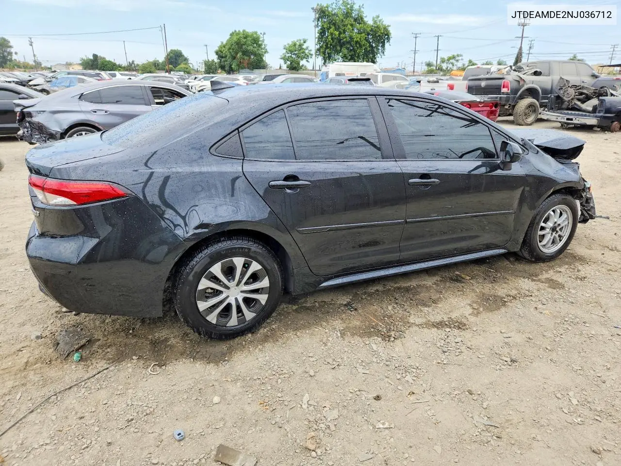 2022 Toyota Corolla Le VIN: JTDEAMDE2NJ036712 Lot: 85972005