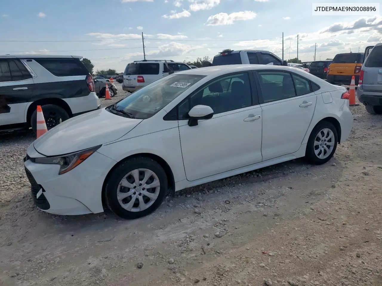 JTDEPMAE9N3008896 2022 Toyota Corolla Le