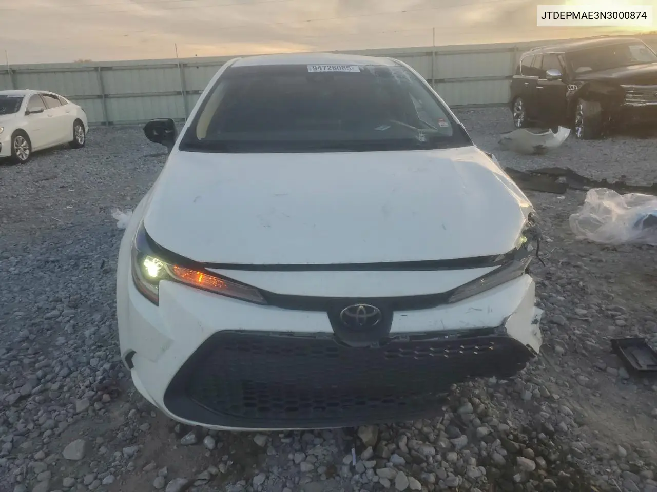 JTDEPMAE3N3000874 2022 Toyota Corolla Le