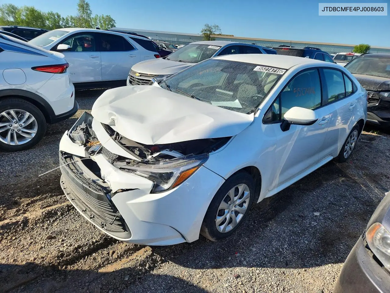 2023 Toyota Corolla Hybrid Le VIN: JTDBCMFE4PJ008603 Lot: 55274716