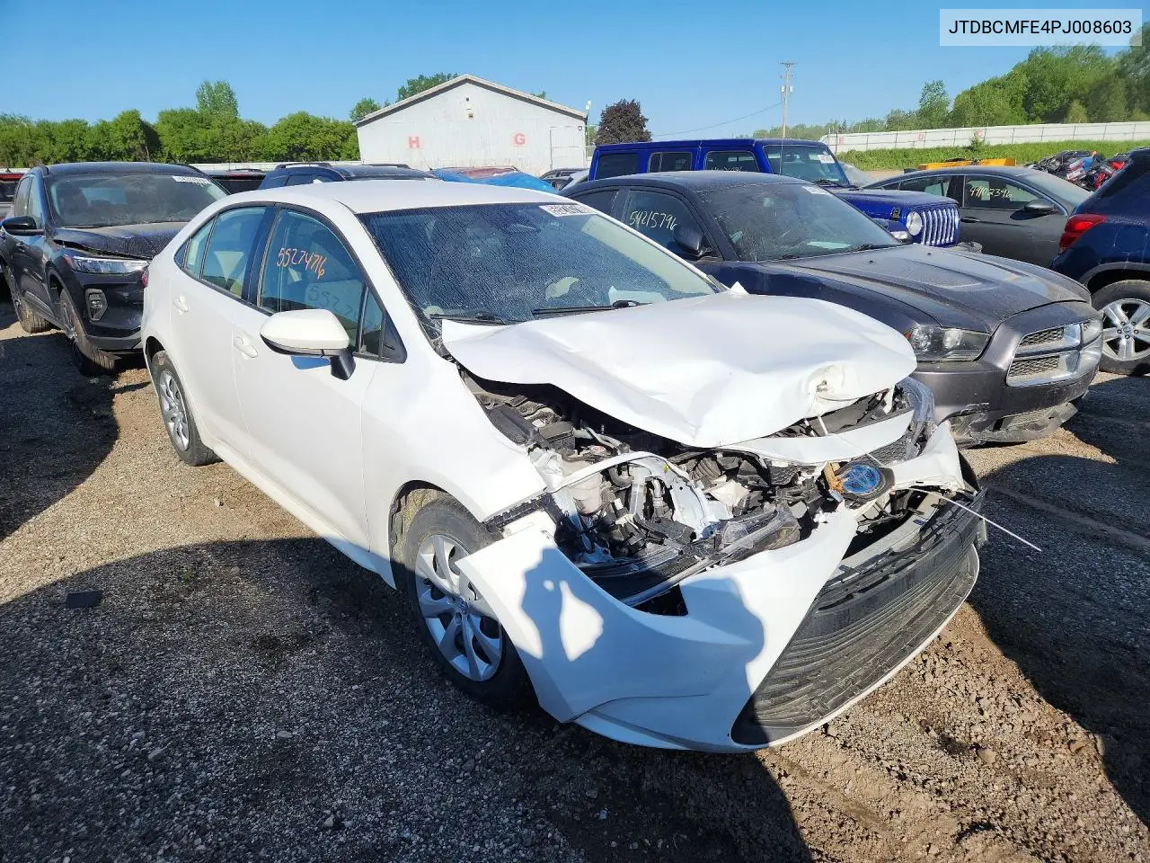 2023 Toyota Corolla Hybrid Le VIN: JTDBCMFE4PJ008603 Lot: 55274716