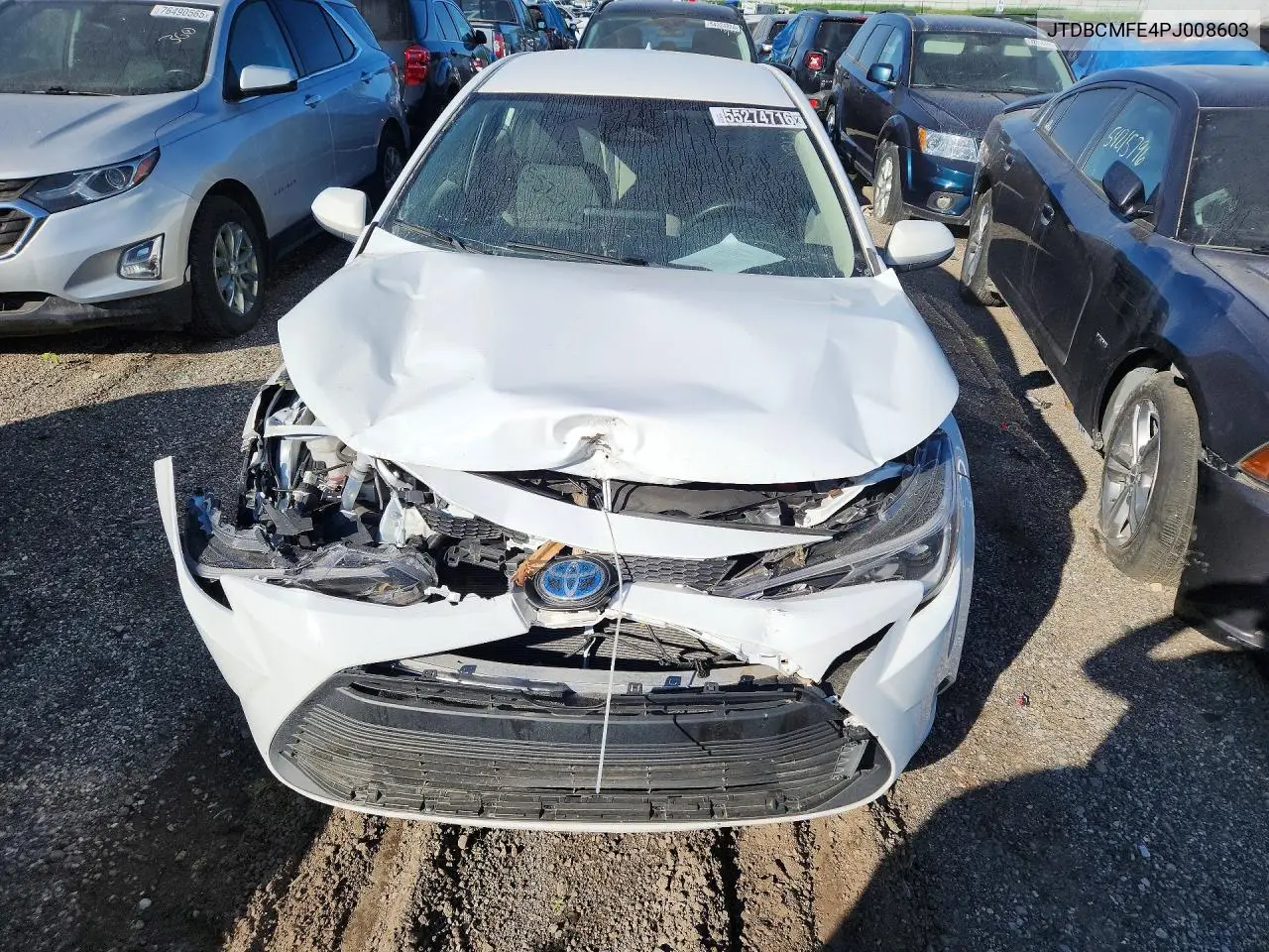 2023 Toyota Corolla Hybrid Le VIN: JTDBCMFE4PJ008603 Lot: 55274716