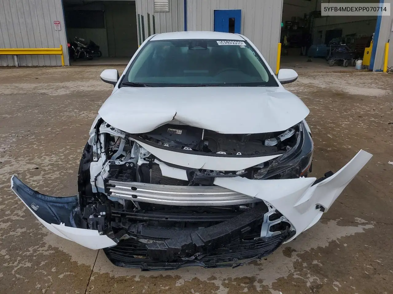 2023 Toyota Corolla Le VIN: 5YFB4MDEXPP070714 Lot: 58539996