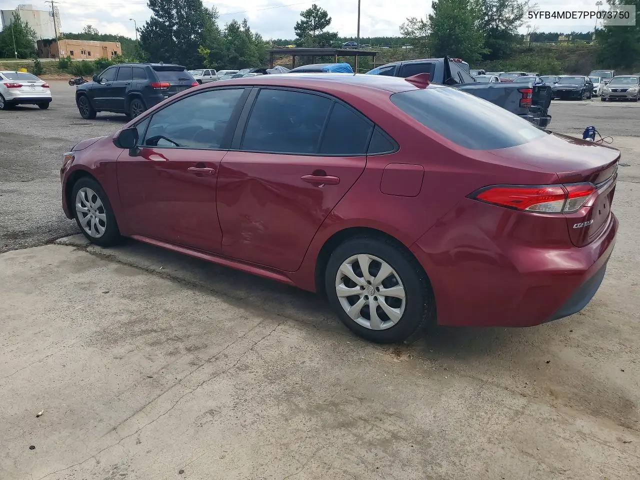2023 Toyota Corolla Le VIN: 5YFB4MDE7PP073750 Lot: 60786126
