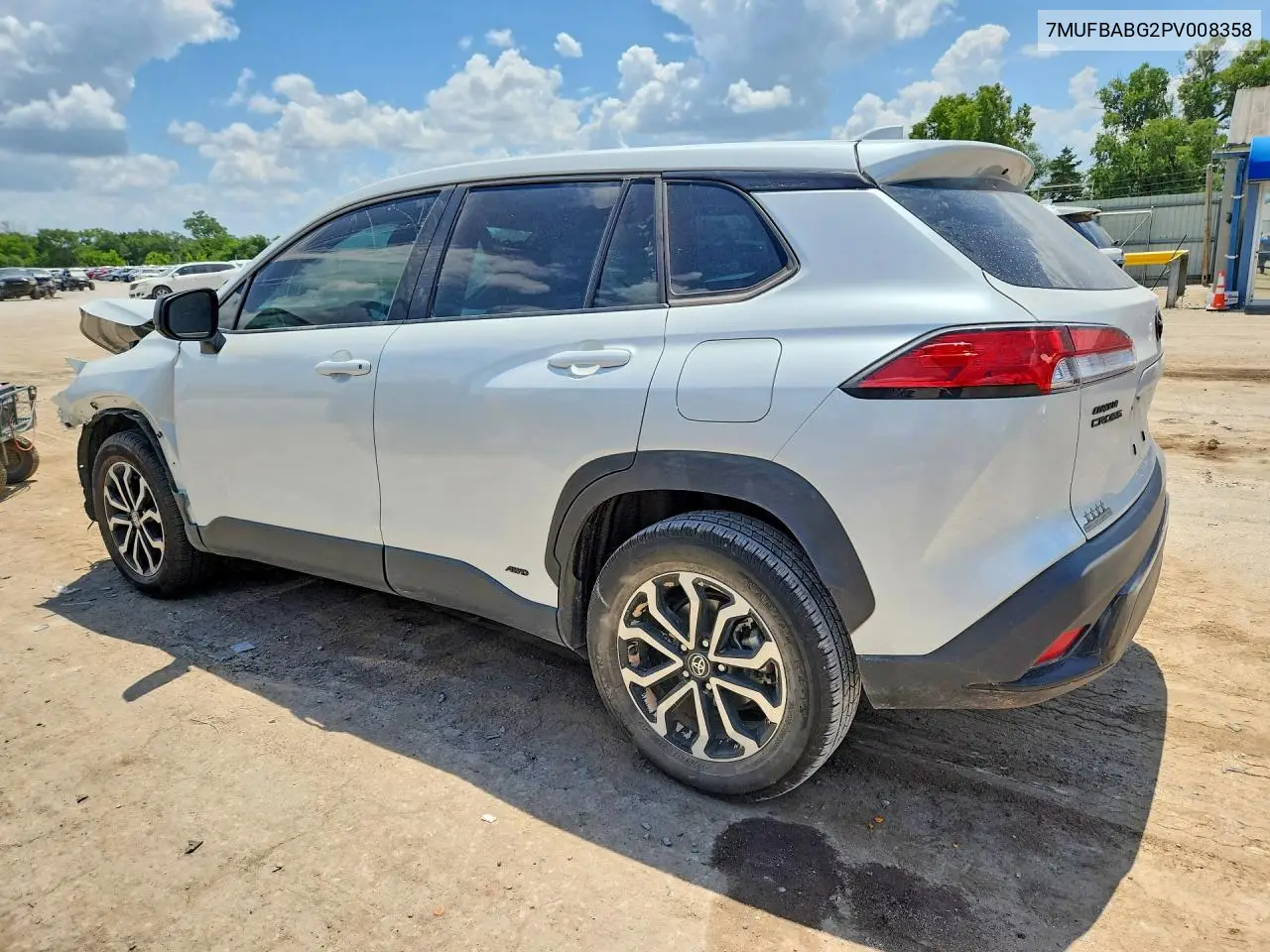 2023 Toyota Corolla Cross Hybrid S VIN: 7MUFBABG2PV008358 Lot: 60989546