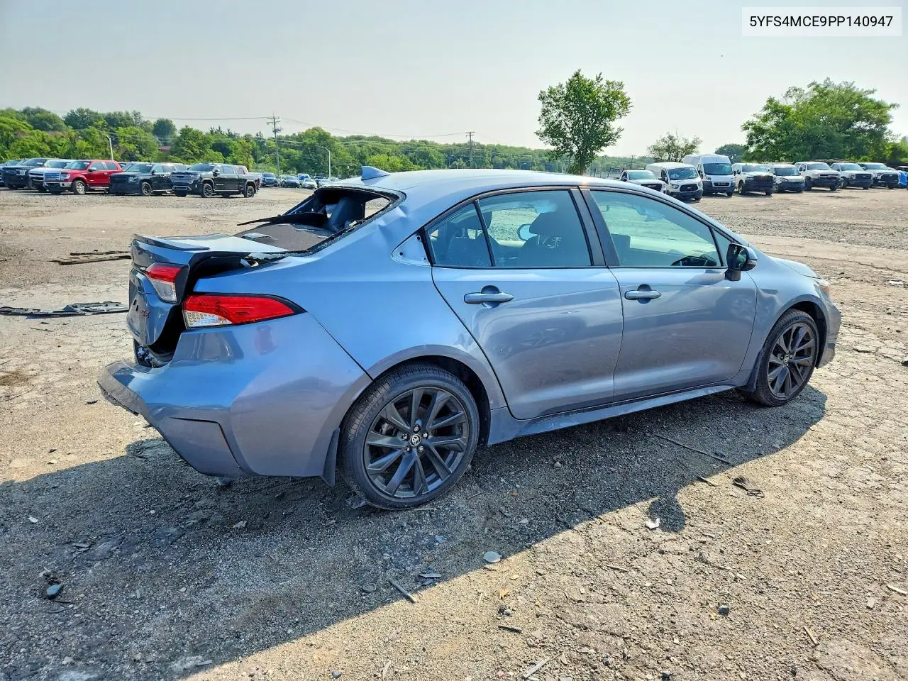 2023 Toyota Corolla Se VIN: 5YFS4MCE9PP140947 Lot: 61020746