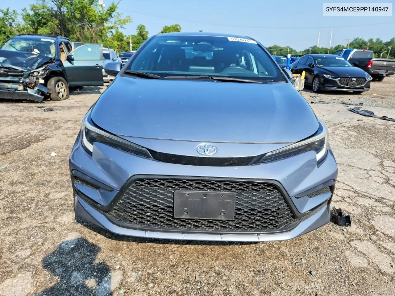 2023 Toyota Corolla Se VIN: 5YFS4MCE9PP140947 Lot: 61020746