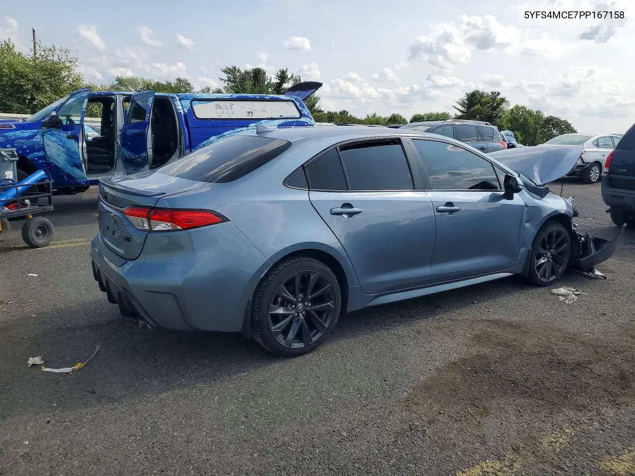 2023 Toyota Corolla Se VIN: 5YFS4MCE7PP167158 Lot: 61148146