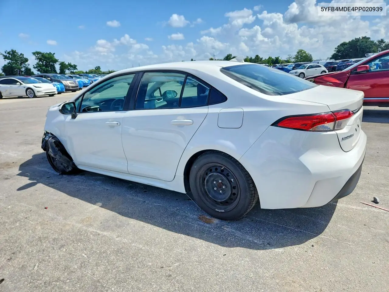 2023 Toyota Corolla Le VIN: 5YFB4MDE4PP020939 Lot: 61298386