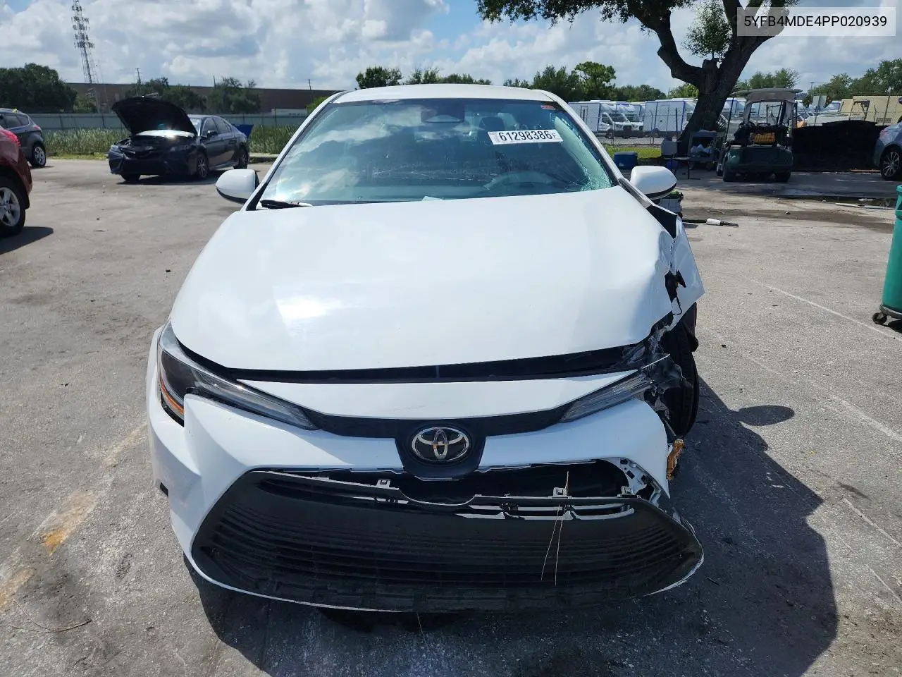 2023 Toyota Corolla Le VIN: 5YFB4MDE4PP020939 Lot: 61298386