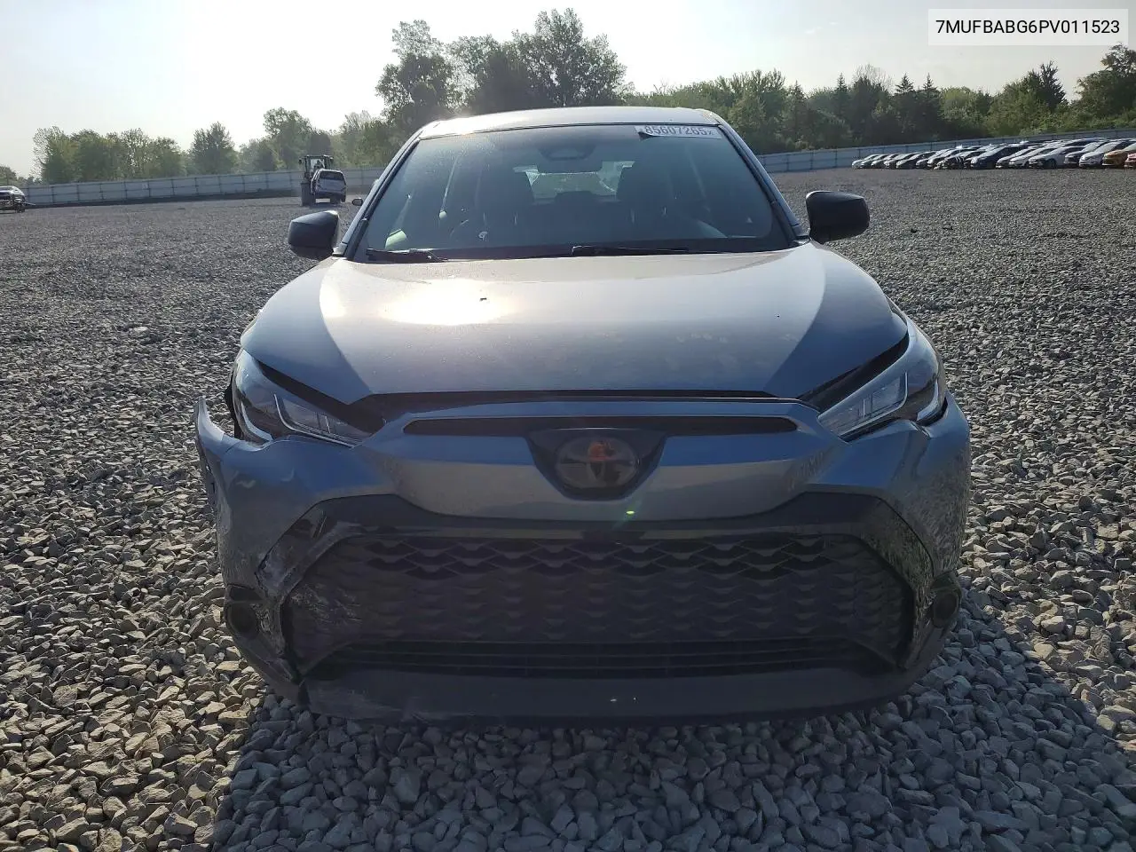 2023 Toyota Corolla Cross Hybrid S VIN: 7MUFBABG6PV011523 Lot: 85607265