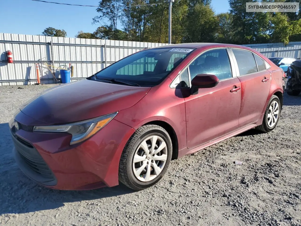 5YFB4MDE0PP046597 2023 Toyota Corolla Le