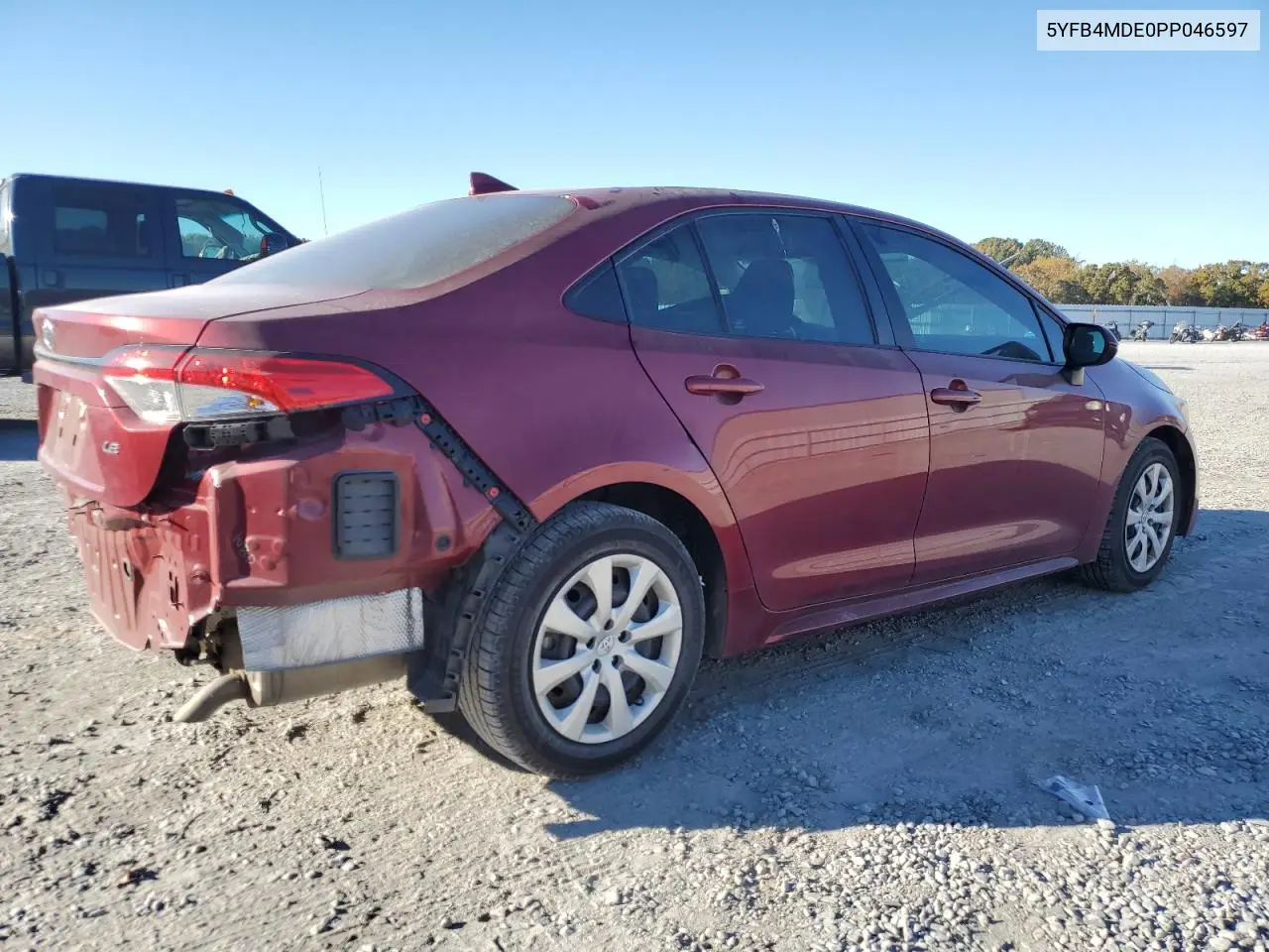 5YFB4MDE0PP046597 2023 Toyota Corolla Le