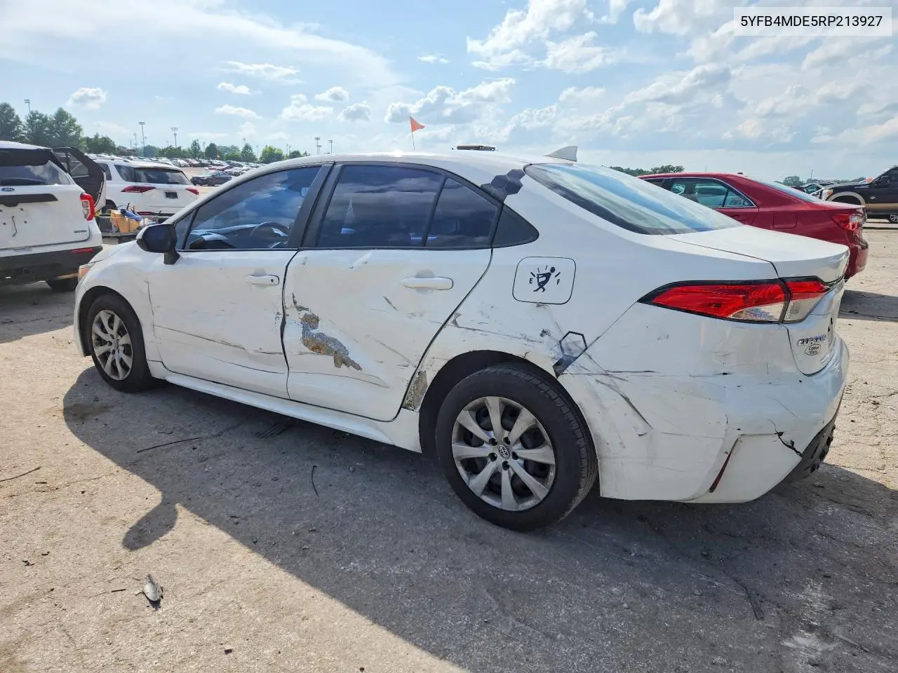 2024 Toyota Corolla Le VIN: 5YFB4MDE5RP213927 Lot: 56855446