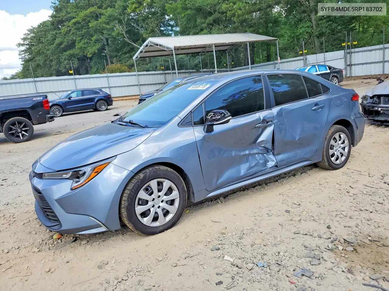2024 Toyota Corolla Le VIN: 5YFB4MDE5RP183702 Lot: 58585776