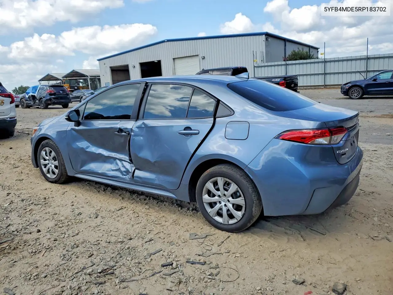 2024 Toyota Corolla Le VIN: 5YFB4MDE5RP183702 Lot: 58585776