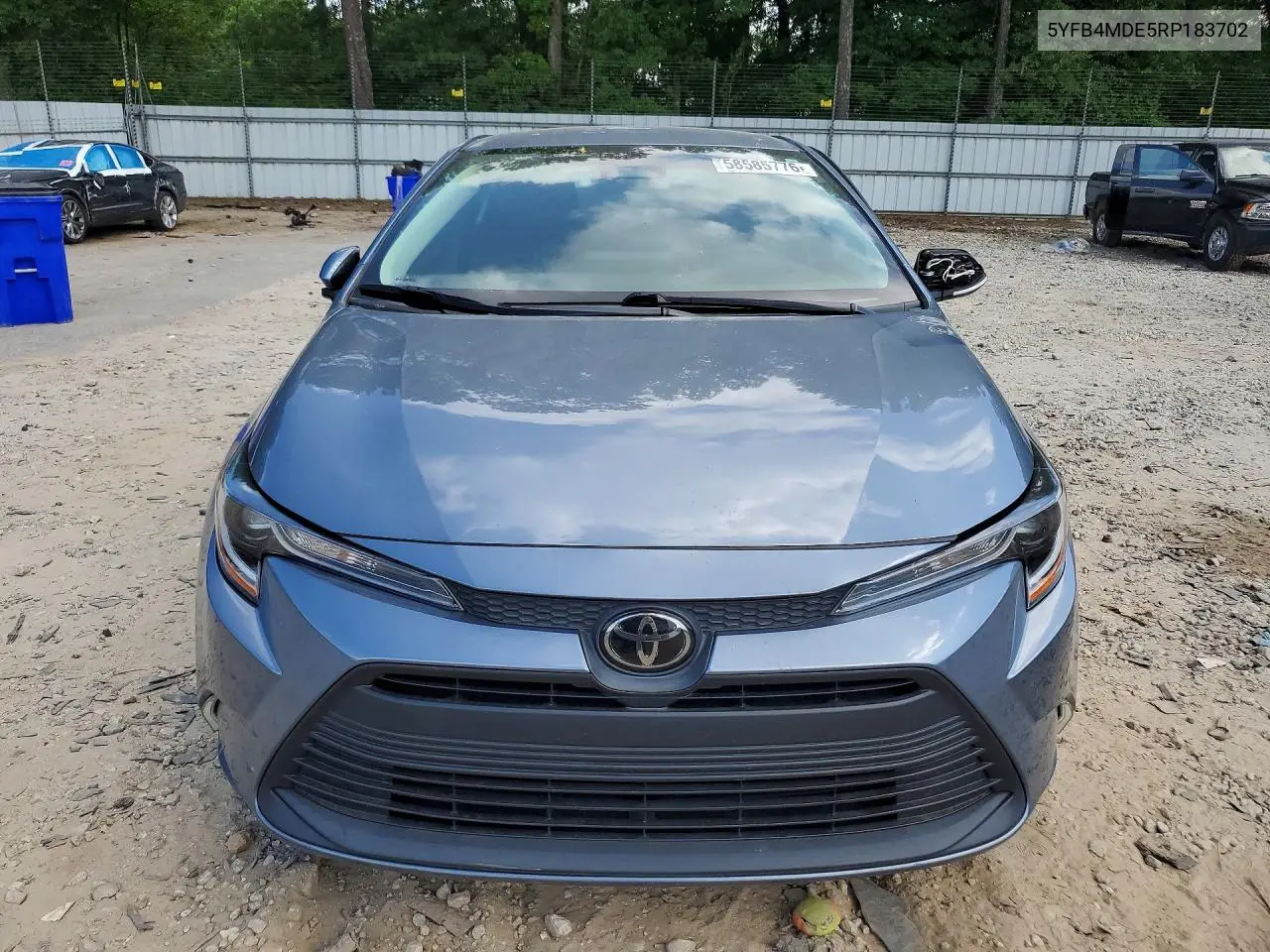 2024 Toyota Corolla Le VIN: 5YFB4MDE5RP183702 Lot: 58585776