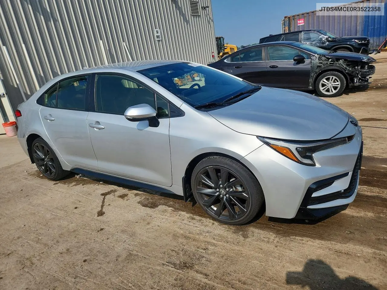 2024 Toyota Corolla Se VIN: JTDS4MCE0R3522358 Lot: 61209176