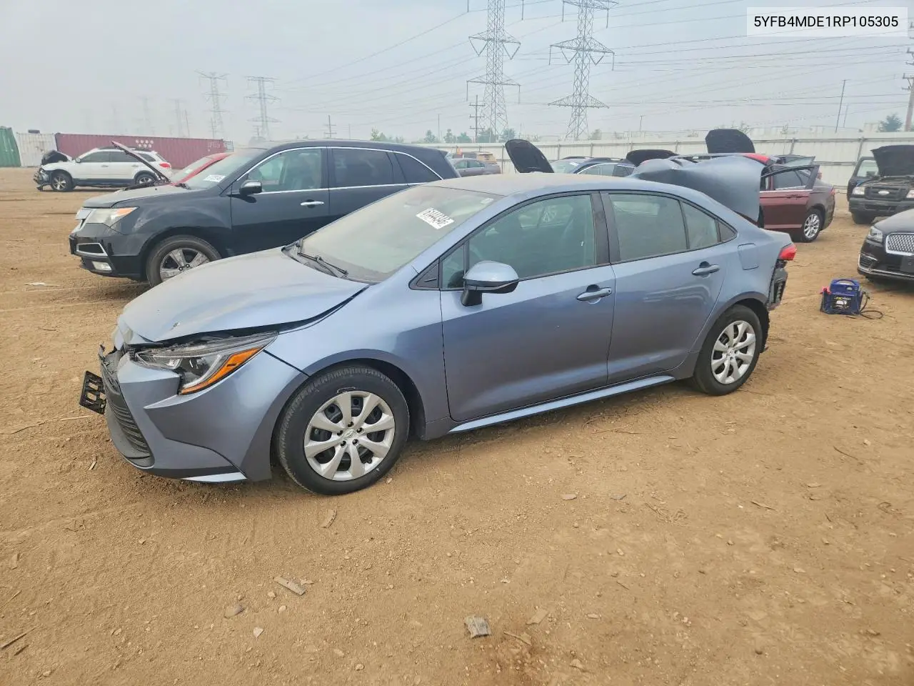 2024 Toyota Corolla Le VIN: 5YFB4MDE1RP105305 Lot: 61444346