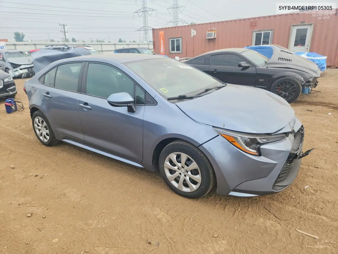 2024 Toyota Corolla Le VIN: 5YFB4MDE1RP105305 Lot: 61444346