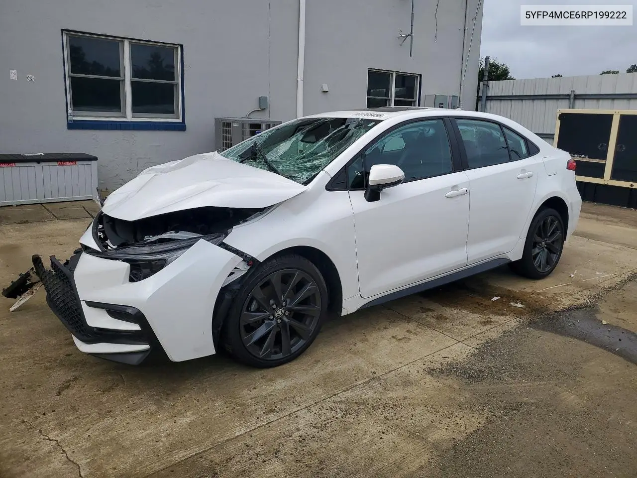 2024 Toyota Corolla Se VIN: 5YFP4MCE6RP199222 Lot: 61765456