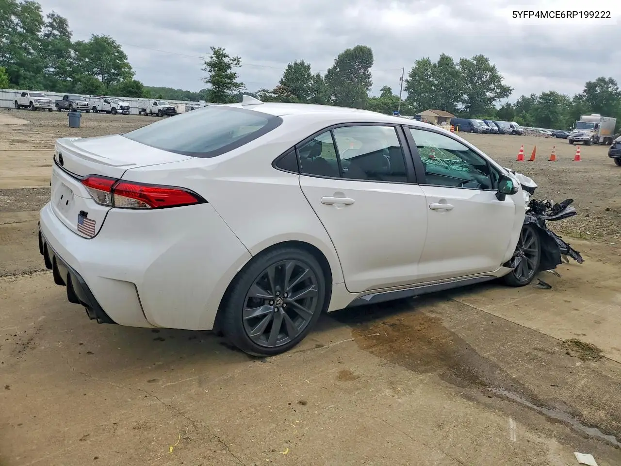 2024 Toyota Corolla Se VIN: 5YFP4MCE6RP199222 Lot: 61765456