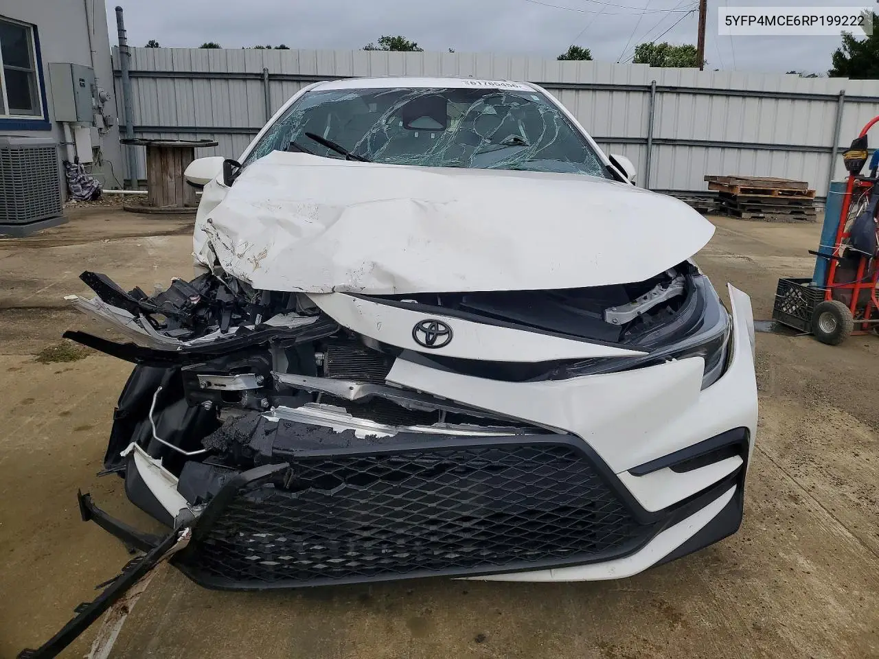 2024 Toyota Corolla Se VIN: 5YFP4MCE6RP199222 Lot: 61765456
