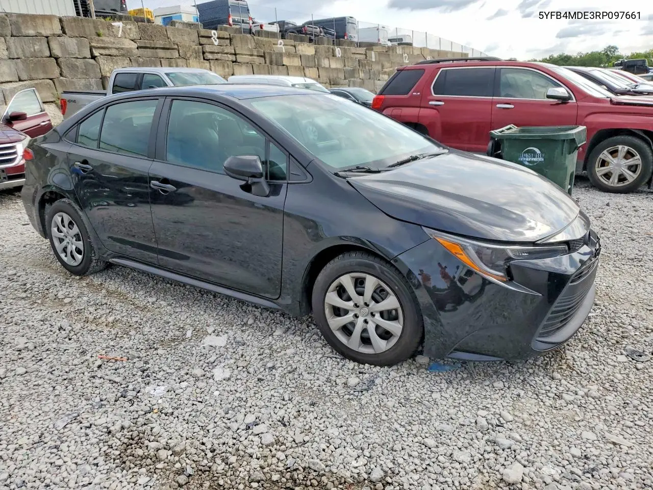 2024 Toyota Corolla Le VIN: 5YFB4MDE3RP097661 Lot: 61801206