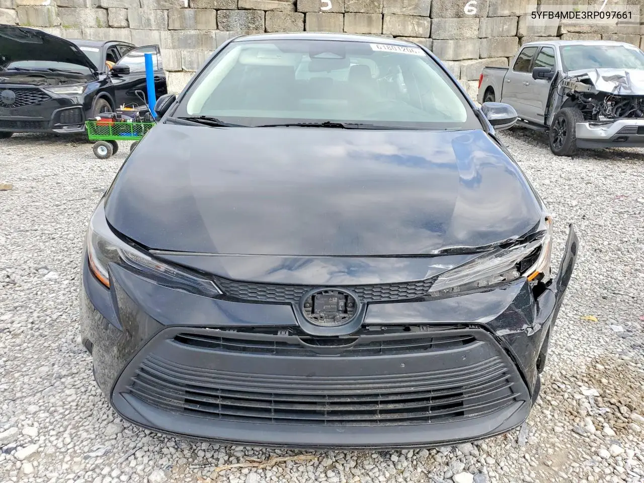 2024 Toyota Corolla Le VIN: 5YFB4MDE3RP097661 Lot: 61801206
