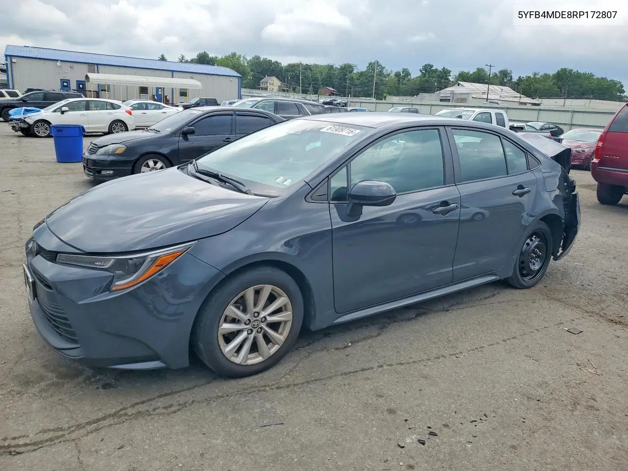2024 Toyota Corolla Le VIN: 5YFB4MDE8RP172807 Lot: 61909716