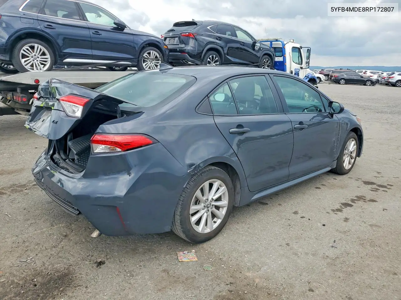 2024 Toyota Corolla Le VIN: 5YFB4MDE8RP172807 Lot: 61909716