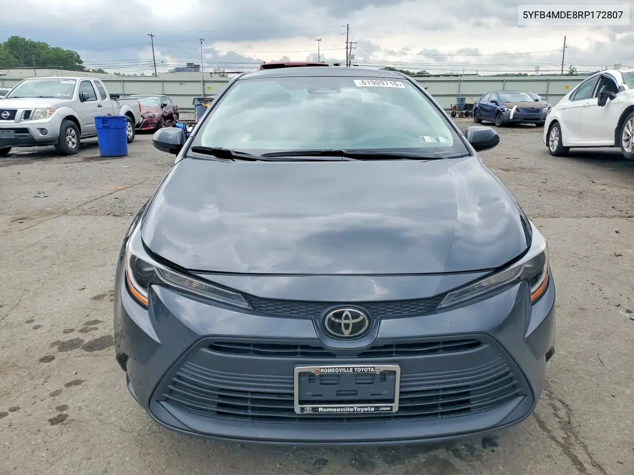 2024 Toyota Corolla Le VIN: 5YFB4MDE8RP172807 Lot: 61909716