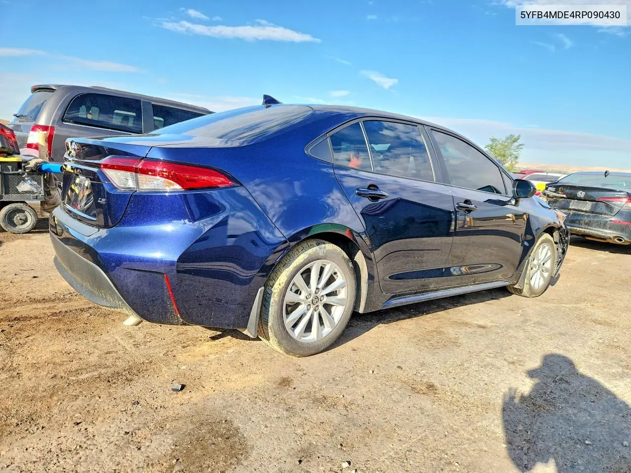 2024 Toyota Corolla Le VIN: 5YFB4MDE4RP090430 Lot: 61927246