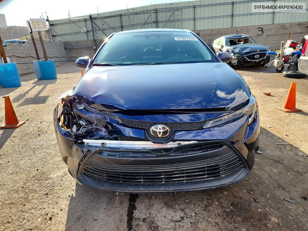 2024 Toyota Corolla Le VIN: 5YFB4MDE4RP090430 Lot: 61927246