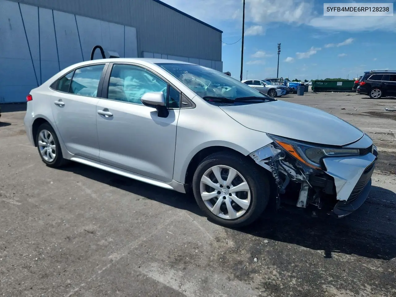 2024 Toyota Corolla Le VIN: 5YFB4MDE6RP128238 Lot: 61995906